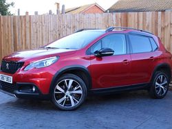 Red Used 2017 Peugeot 2008 GT-line SUV | £7,450 (Fair price)