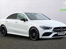 White Used 2022 Mercedes CLA180 AMG Line Premium Plus Sedan | £22,599 (Fair price)