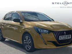Yellow Used 2023 Peugeot 208 Allure+ Hatchback | £14,604 (Fair price)