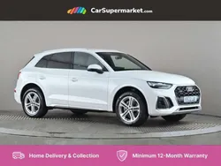 White Used 2022 Audi Q5 S-Line SUV | £31,197 (Good price)