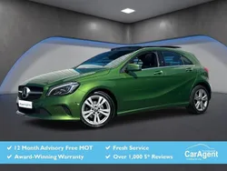Green Used 2017 Mercedes A160 Premium Plus Hatchback | £11,495 (Fair price)