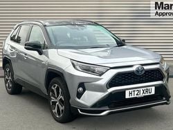 Silver Used 2021 Toyota RAV4 Hybrid SUV | £24,300 (Fair price)