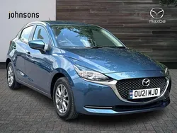 Blue Used 2021 Mazda 2 Hatchback | £10,490 (Good price)