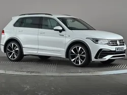 White Used 2021 VW Tiguan R-line SUV | £25,798 (Fair price)