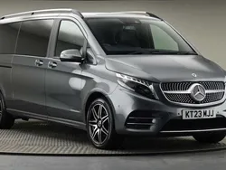 Grey Used 2023 Mercedes V220 AMG line MPV | £55,500 (Good price)