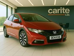 Red Used 2014 Honda Civic SE Plus Hatchback | £10,995 (Expensive)