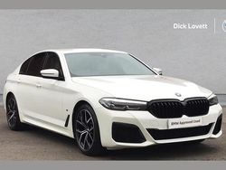 White Used 2022 BMW 520 M Sport Sedan | £26,995 (Fair price)