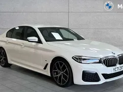 White Used 2021 BMW 520 M Sport Sedan | £29,918 (A bit pricey)