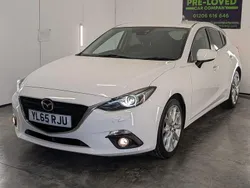 White Used 2016 Mazda 3 Inclusive Hatchback | £7,700 (Fair price)
