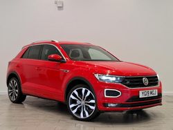 Red Used 2019 VW T-Roc R-line SUV | £17,498 (Fair price)