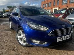 Blue Used 2017 Ford Focus Titanium Hatchback | £5,195 (Good price)