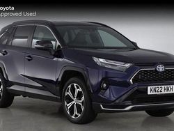 Blue/black Used 2022 Toyota RAV4 Hybrid SUV | £25,995 (A bit pricey)