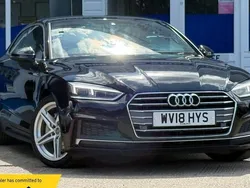 Black Used 2018 Audi A5 S-Line Coupe | £13,950 (Super price)