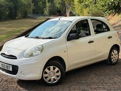 White Used 2013 Nissan Micra Visia Hatchback | £2,320 (Fair price)