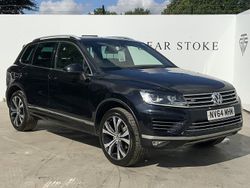 Black Used 2014 VW Touareg R-line SUV | £10,995 (A bit pricey)