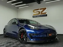 Blue Used 2021 Tesla Model 3 Long Range AWD Sedan | £20,995 (Expensive)