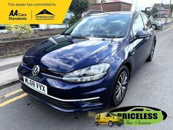 Blue Used 2018 VW Golf VII SE Hatchback | £9,995 (Fair price)