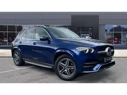 Blue Used 2020 Mercedes GLE350 AMG line SUV | £39,559 (Fair price)