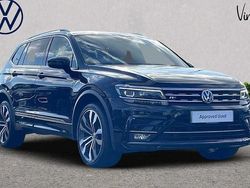 Black Used 2018 VW Tiguan Allspace R-line SUV | £21,309 (Fair price)