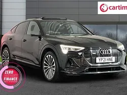 Black Used 2021 Audi e-tron Comfort SUV | £27,500
