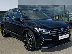 Deep black pearl Used 2023 VW Tiguan R-line SUV | £24,600 (Fair price)