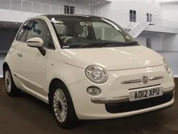 White Used 2012 Fiat 500 Lounge Hatchback | £3,250 (Fair price)