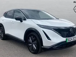 White Used 2024 Nissan Ariya Evolve SUV | £31,129 (Fair price)