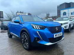 Blue Used 2021 Peugeot e-2008 GT-line SUV | £9,995 (Fair price)