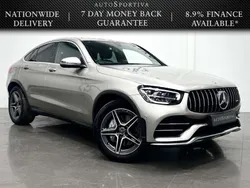 Silver Used 2020 Mercedes GLC43 AMG AMG Coupe | £36,990 (Super price)