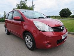 Red Used 2010 Nissan Note Acenta MPV | £4,150 (A bit pricey)