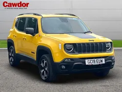Yellow Used 2019 Jeep Renegade Trailhawk SUV | £12,995 (Fair price)