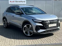 Floret silver New 2025 Audi Q4 e-tron Black Edition SUV | £44,950
