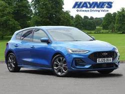 Blue New 2025 Ford Focus ST-Line Hatchback | £23,000 (A bit pricey)