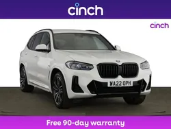 White Used 2022 BMW X3 M Sport SUV | £25,919 (Fair price)