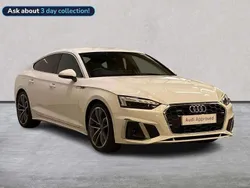 White Used 2022 Audi A5 Sportback S-Line Hatchback | £27,421 (Fair price)