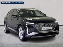 Black Used 2025 Audi Q4 e-tron S-Line SUV | £36,457 (Good price)