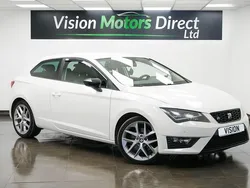 White Used 2013 Seat Leon FR Hatchback | £3,940 (Fair price)