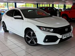 White Used 2018 Honda Civic SR Hatchback | £12,689 (Fair price)