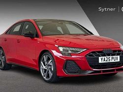 Red New 2025 Audi A3 Black Edition Sedan | £40,000 (A bit pricey)