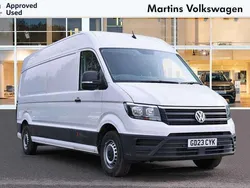 White Used 2023 VW Crafter Trendline Van | £32,394 (Expensive)