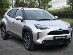 Silver metallic Used 2025 Toyota Yaris Hybrid Design Estate | £25,750 (A bit pricey)