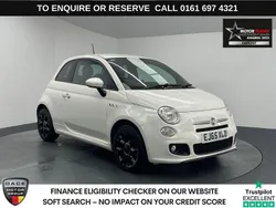 White Used 2015 Fiat 500 S Hatchback | £5,970 (Fair price)