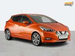 Orange Used 2018 Nissan Micra N-Connecta Hatchback | £7,495 (Fair price)