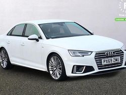White Used 2019 Audi A4 S-Line Sedan | £16,299 (Super price)