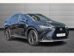 Graphite black Used 2024 Lexus NX450h+ Sport Line SUV | £48,195 (Fair price)