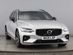 Silver Used 2021 Volvo V60 R-Design Estate | £22,750 (Fair price)