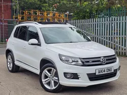 White Used 2014 VW Tiguan R-line SUV | £10,395 (Fair price)