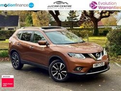 Orange Used 2017 Nissan X-Trail Tekna SUV | £8,995 (Fair price)