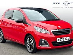 Red Used 2021 Peugeot 108 Allure Hatchback | £8,966 (Fair price)