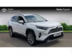 White Used 2021 Toyota RAV4 Hybrid SUV | £20,366 (Fair price)